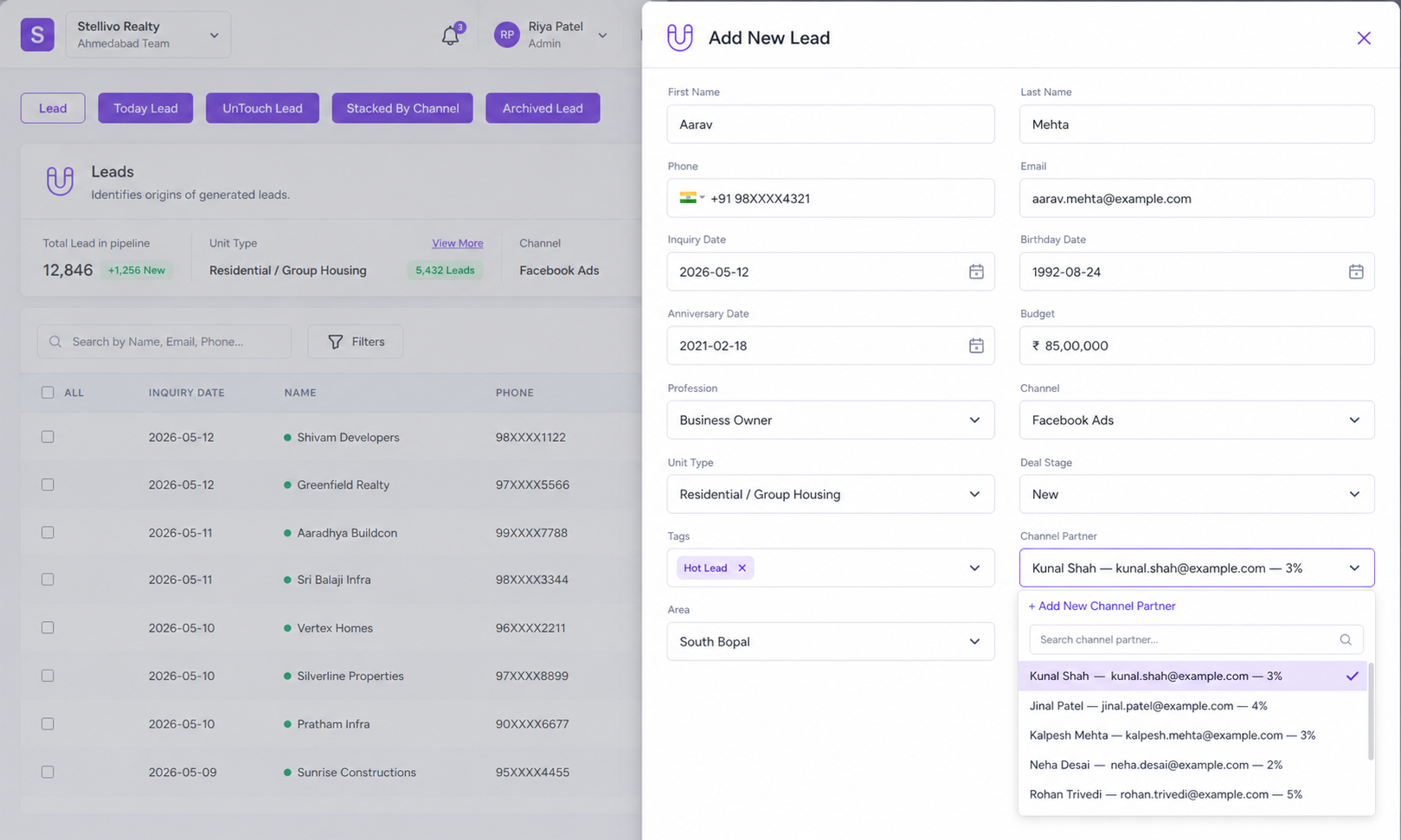 Lead Management Screenshot 7