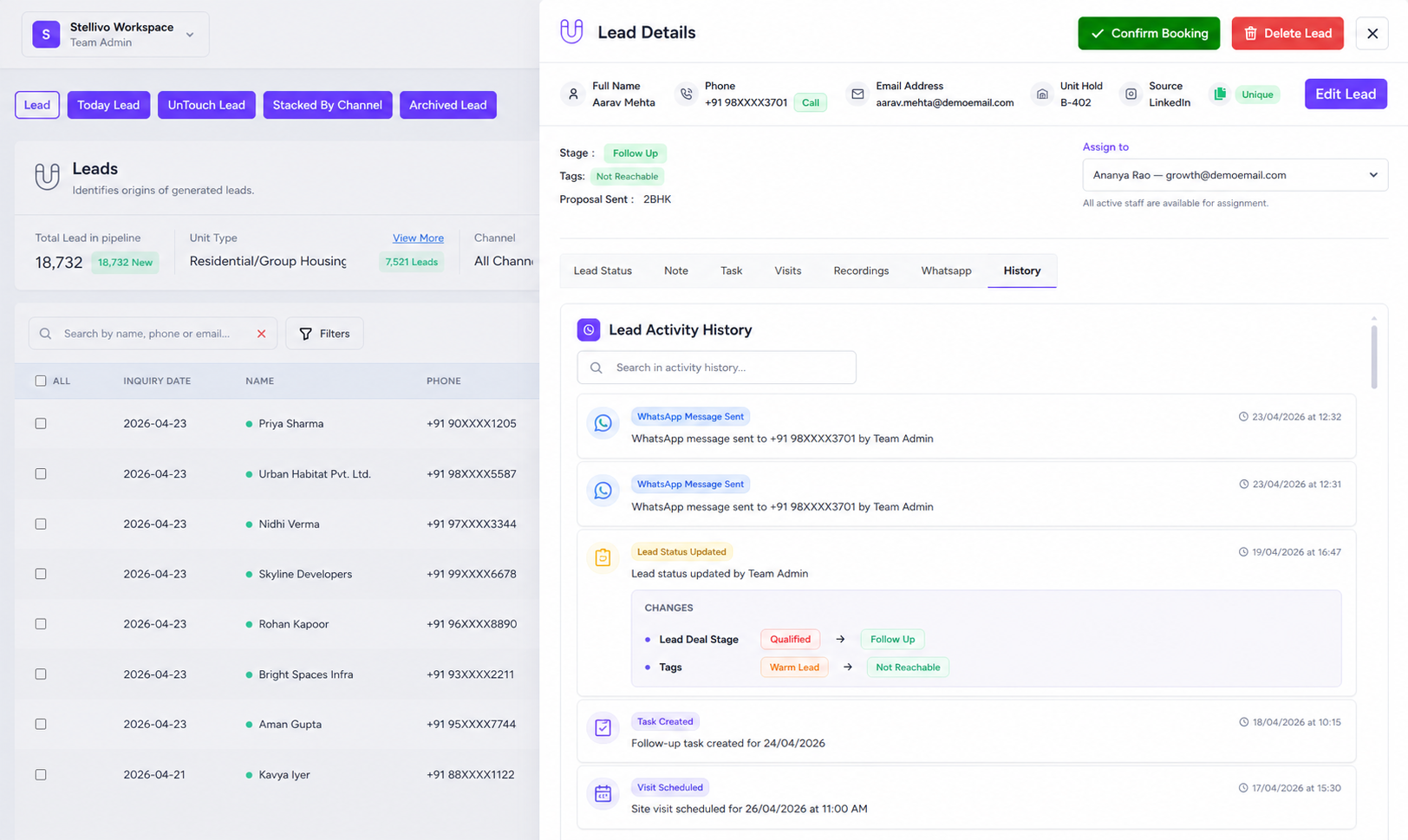 Lead Management Screenshot 8