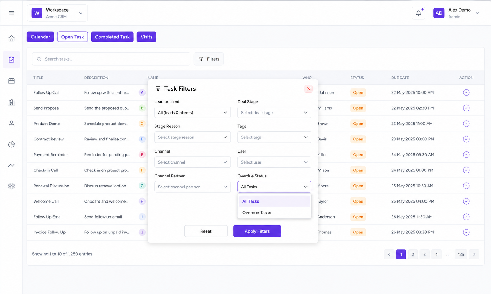 Tasklist Management Screenshot 2