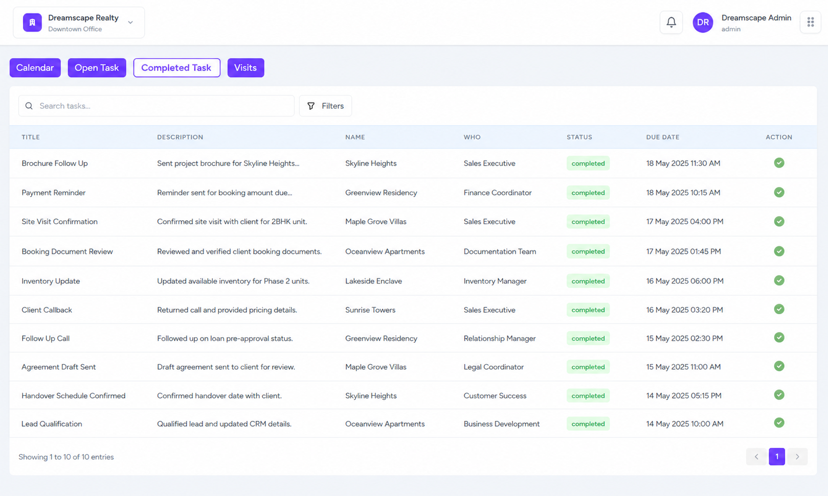 Tasklist Management Screenshot 3