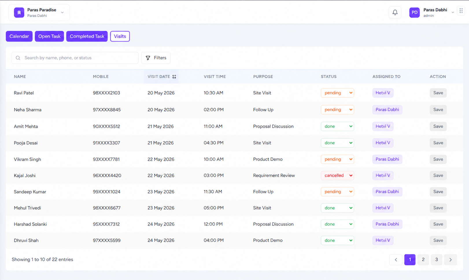 Tasklist Management Screenshot 4