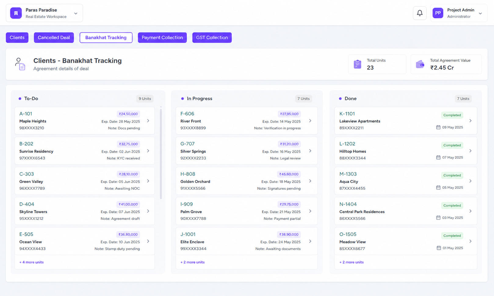 Client Management Screenshot 3