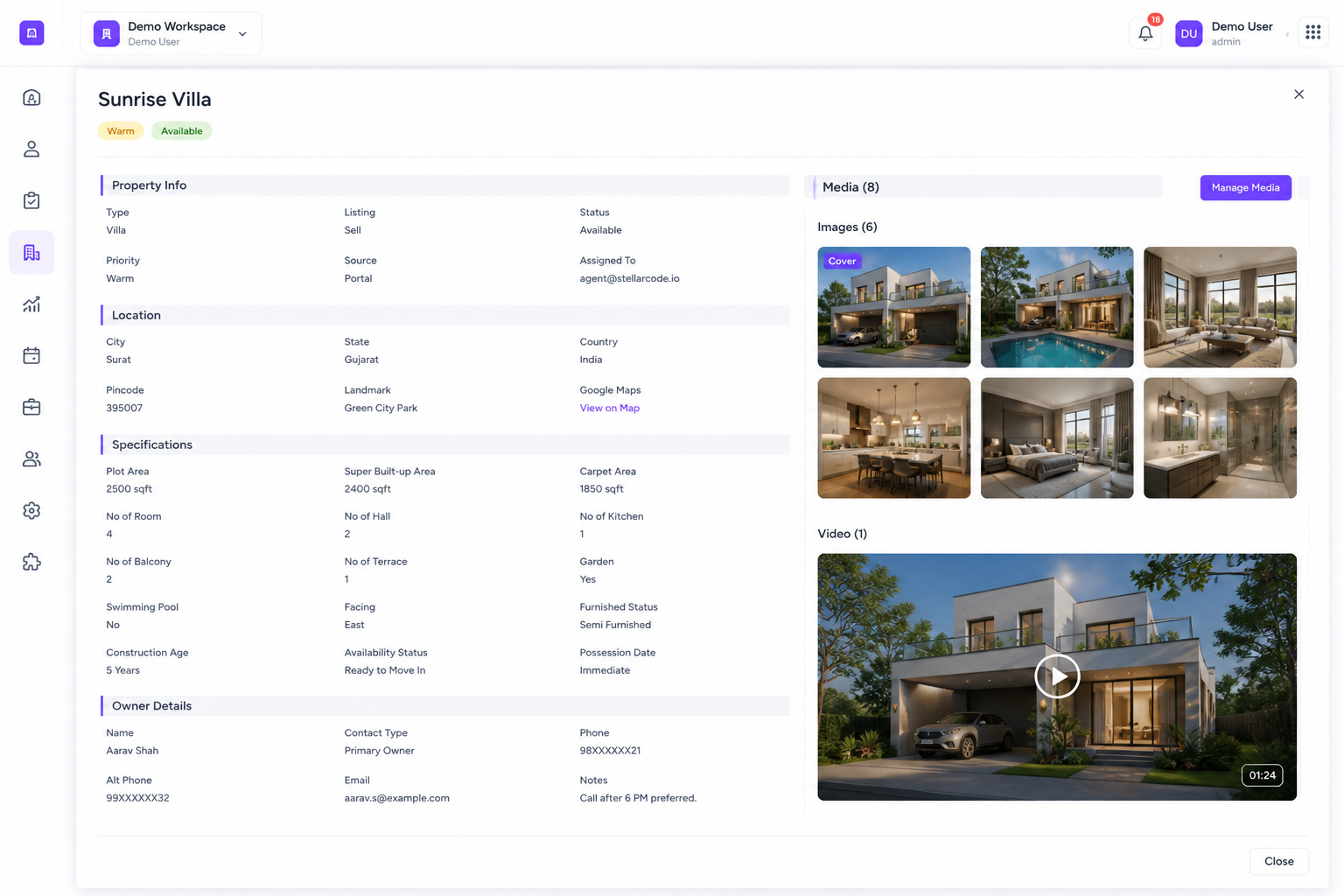 Property Listings Screenshot 2