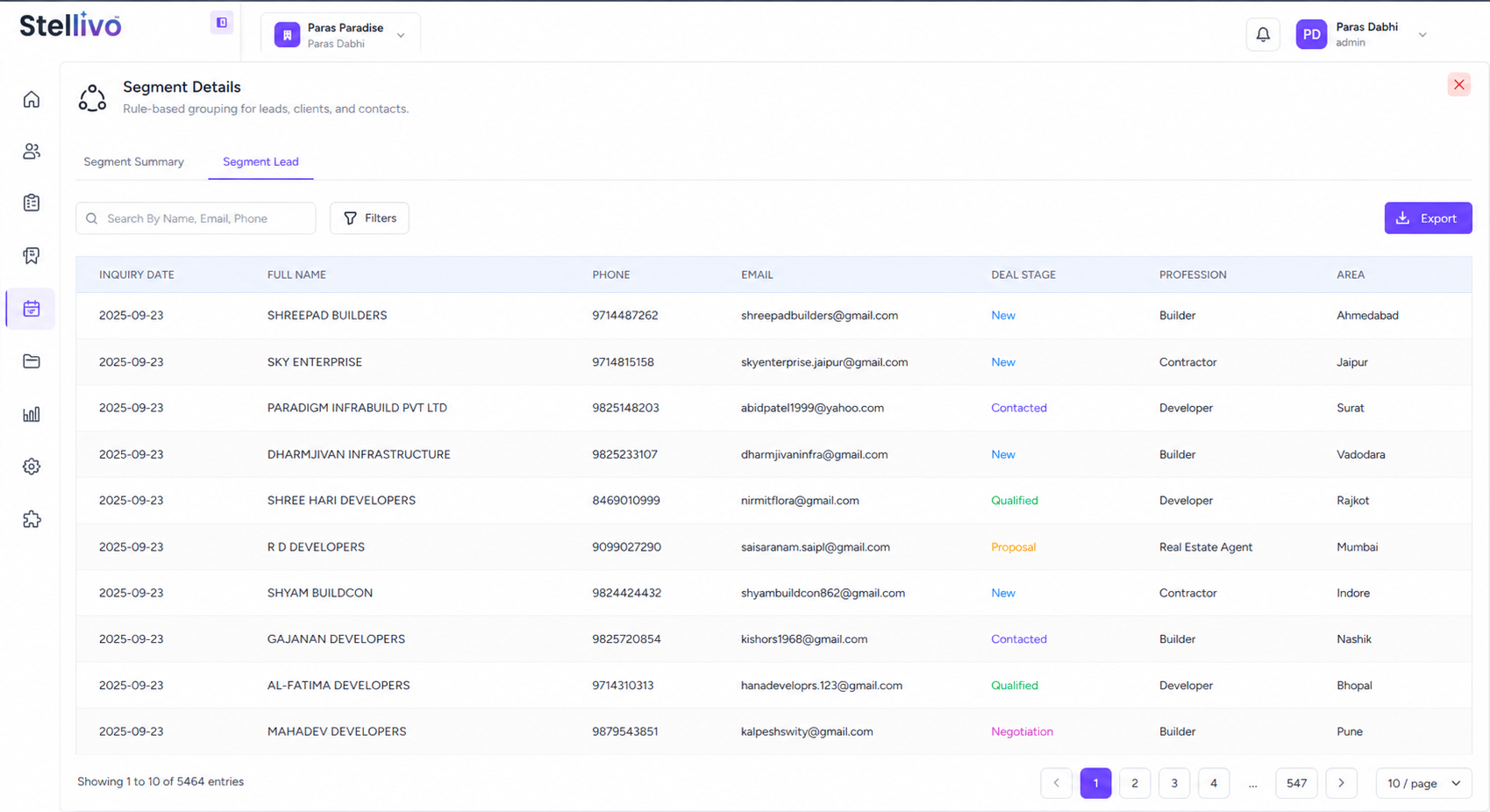 Segment Management Screenshot 4